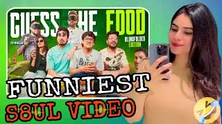 @sherlockgaming REACT 😍 S8UL 🚀 GUESS THE FOOD VIDEO😂 || FUNNY REACTION