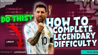 How To Complete Legendary Difficulty In World Cup Mode 😱 || Fifa Mobile 22 || Tournament Mode ||