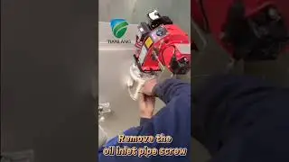 How to install the first burner of primary chamber for Tianlang brand waste incinerator? 