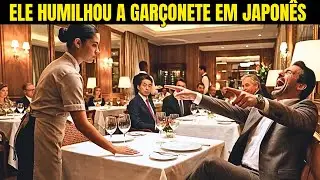 Empresário Humilha Garçonete em Japonês… Até Que Ela Falou em Japonês e o Restaurante Congelou