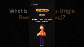 CORS (Cross-Origin Resource Sharing)👩🏻‍💻 |  #shorts #webdevelopment #coding