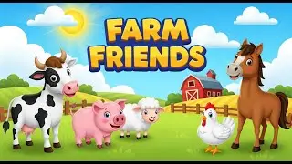 Farm Friends 🐄🐔 | Learn Farm Animals for Kids | Happy Tale & Tune