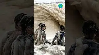 #oceano #curiosidades #espuma #mar #shorts Saiba o que &eacute; a espuma do mar!