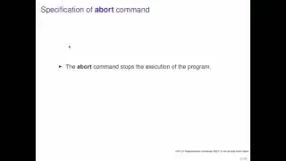 LAFF-On 2.3.2 The Abort Command Part 1