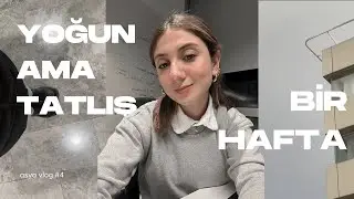 asyavlog #4 | haftaya pazar gününden başlıyoruz, spora dönüş, ofis günleri, temizlik, doğum günü
