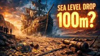 What If Sea Levels Dropped 100 Meters Overnight #whatif #history