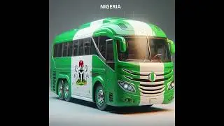 Countries As A Bus - AI Images Generated