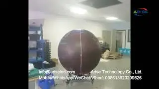 360 Degree Creative Shape LED Ball Flexible Spherical Circular Round Video LED Sphere Display Screen