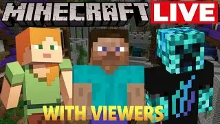 MInecraft LIVE|Survival & Minigames|Anyone Can Join