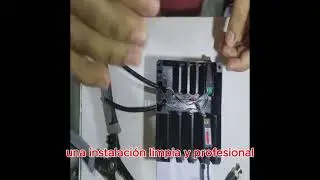 Instalacion de caja de paso organizador de video balum, cajet&iacute;n publicado MercadoLibre Venezuela