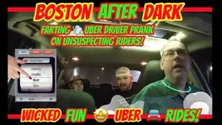 Шутка с пукающим водителем Uber, забавные розыгрыши, весёлый Uber в Бостоне, Uber после наступлен...