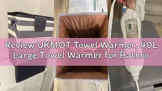 Review UKMOT Towel Warmer, 40L Large Towel Warmer for Bathroom, Portable Towel Heater Bucket with Au