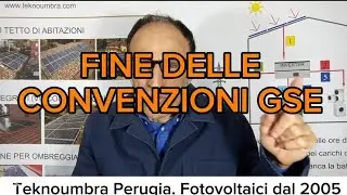 Cosa succede quando le convenzioni degli impianti fotovoltaici sono alla fine