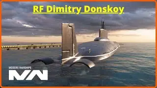 Modern Warships-Rf Dmitry Donskoy with Underwater missile in Online action-Android gameplay-of world