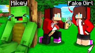 Mikey Pranked JJ as a Fake JJ Girl in Minecraft! Maizen