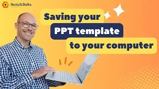How to save a PowerPoint template to your computer