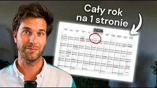 Mapa całego roku na 1 stronie! Ten kalendarz pozwoli Ci odzyskać kontrolę nad życiem.