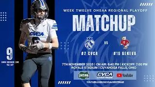 No. 10 Geneva vs. No. 2 CVCA