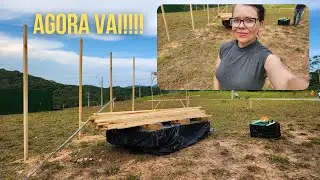 Começamos a CONSTRUIR NOSSA CASA! 🤩