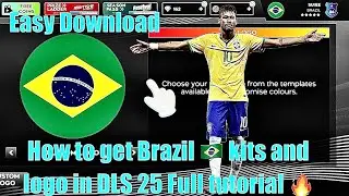 Как получить форму и логотип сборной Бразилии 🇧🇷 в DLS 25 🔥 - Как импортировать форму сборной Бра...