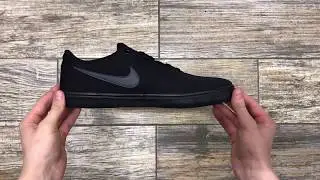 Кеды Nike sb Check Solarsoft Skateboarding Shoe Чёрный