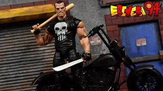 Marvel Legends Riders Series PUNISHER with BIKE Motorcycle Figure Review