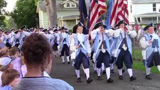 Towpath volunteers fife and drum in the palmya wayne cty fair firema's parade 2017