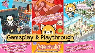 Aggretsuko : the short timer strikes back - Android / iOS Gameplay
