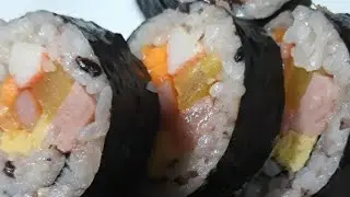 MAKING KIMPOP (김밥) KOREAN FOOD!! #SOITHKOREA