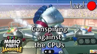 Weekly Stream! | Conspiring against CPUs in Mario Party Jamboree w/ KrazeeTobi!