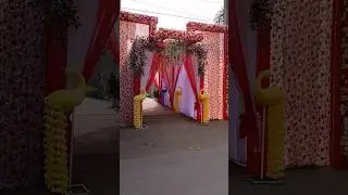 New trending entry gate decoration for wedding ceremony ll #shorts #shortsfeed