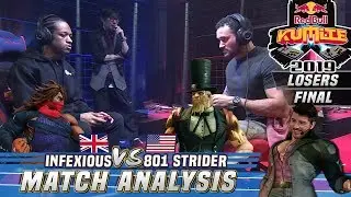 SFV CE Match Analysis: Red Bull Kumite 2019 Top 8 LOSERS FINAL - Infexious vs. 801 Strider