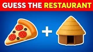 Guess The Fast Food and Restaurant By Emoji 🍔🍕 Emoji Quiz 2026