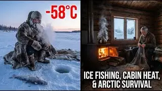 Living at &ndash;58&deg;C | Ice Fishing, Cabin Heat, and Arctic Survival