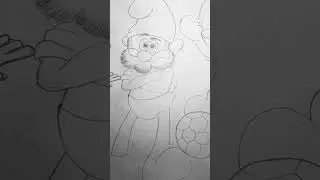 Smurf&rsquo;s Sketch ✍️ See full video @Bella Crafts #sketching #trending #viralvideo #diy #pencildrawing