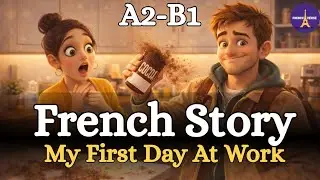 Learn French With Story | Mon premier jour dans un nouveau boulot