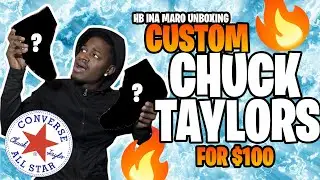 Unboxing $100 Custom Converse Chuck Taylors | HB INA MARO
