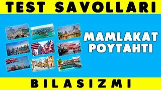 POYTAHTLARNI BILASIZMI. Davlat poytahtlari #1 Geografiya