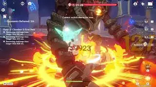 Genshin Impact Childe Shimenawa Reminiscence (Damage Test)