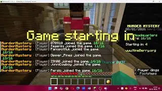 Murder Mystery In Minecraft TLauncher With My Big Brother