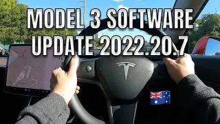 TESLA MODEL 3 SOFTWARE UPDATE 2022.20.7 | Release Notes Walkthrough