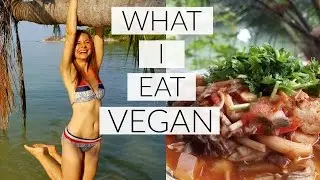 WHAT I EAT IN A DAY VEGAN + THAI RECIPE | Easy + Healthy