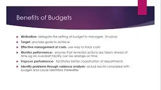 UNDERSTANDING BUDGETS - A LEVEL BUSINESS  STUDIES