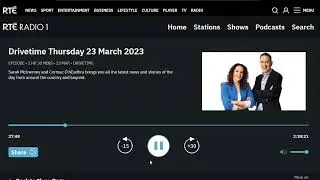 The Craft Corner on RTE Radio 1 Drivetime with Cormac O'hEadhra