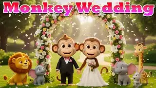 Monkey Wedding | @pattukanna Rhymes & Kids Songs