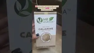 🌸 Calamine Clay Powder for Glowing Skin | Clear Acne & Brighten Naturally! ✨ #diyskincare #facemask