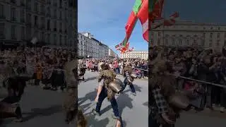 Arrivée de la 23eme Korrika à Bayonne