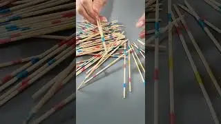 Satisfying with Unboxing Wooden Pick-Up Sticks Game Set Premium Crafted Game for Family#unboxing