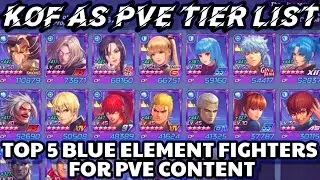 PVE Tier List: Top 5 Blue Element Fighters in the King of Fighters Allstar for PVE - KoF AS