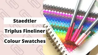 Colour Swatching: Staedtler Triplus Fineliner